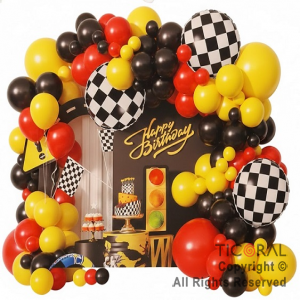 SET DE GLOBOS ARCO XL CARRERAS 100 UNIDADES